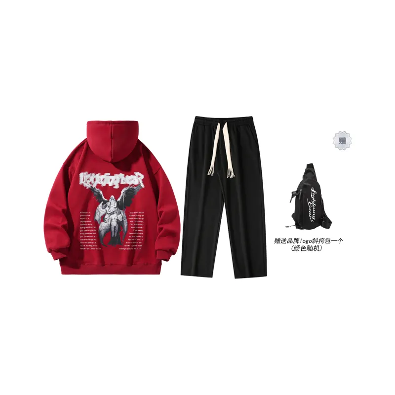 LIGHTNING BEAR Sweatshirt Sets Unisex-18