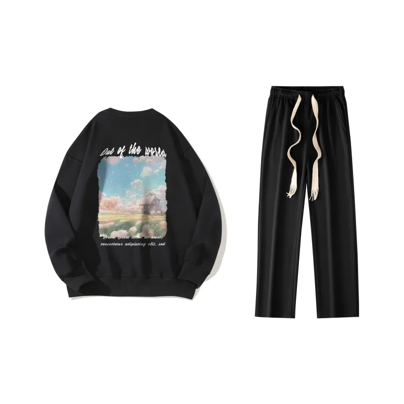 B.X Sweatshirt Sets Unisex-7