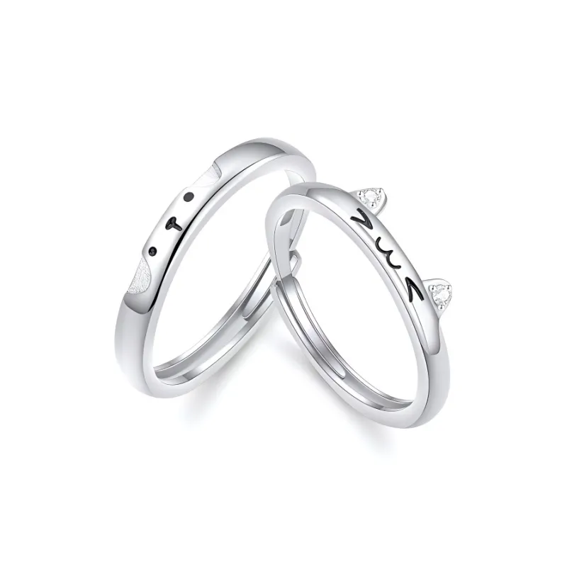 KEMLAIDA 999 Fine Silver Rings Unisex-0
