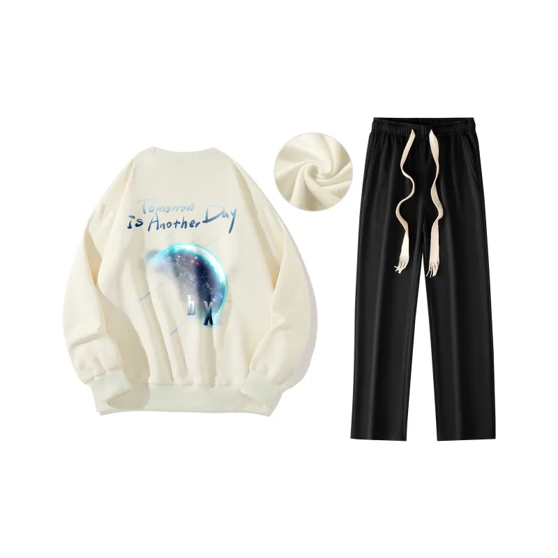 B.X Sweatshirt Sets Unisex-26