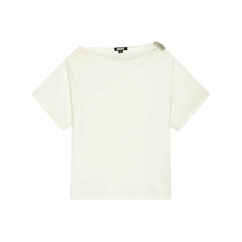 DKNY Regular T Shirt Women's White-0