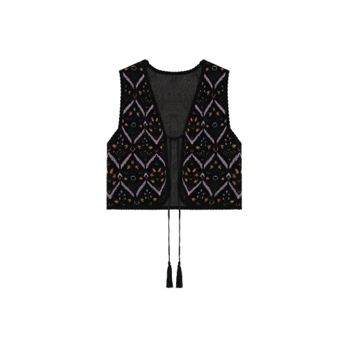 IT’REAL 'Knit' For Fall And Winter SS25 Tank Tops Women's Black