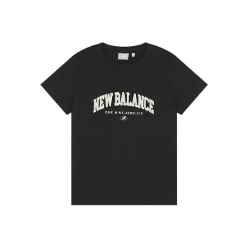 New Balance Set in Sleeve T Shirt Women's Black