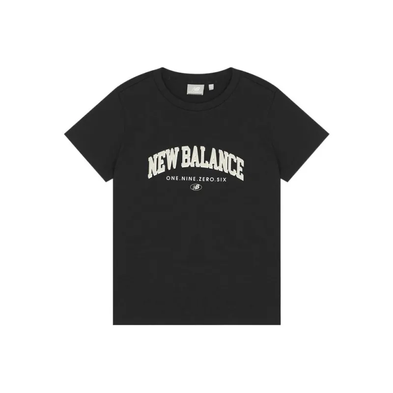 New Balance Set in Sleeve T Shirt Women's Black-0