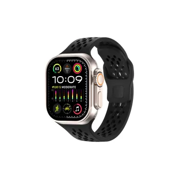 MUZHITIANKONG Apple Compatibility Watch Band Silicone Material