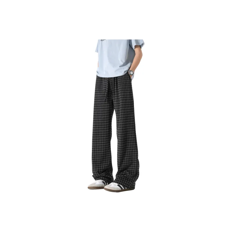 ZWWWZ Casual Pants Unisex Black-0
