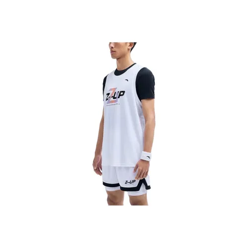 Anta Basketball Collection Basketball Jerseys Men's Pure White