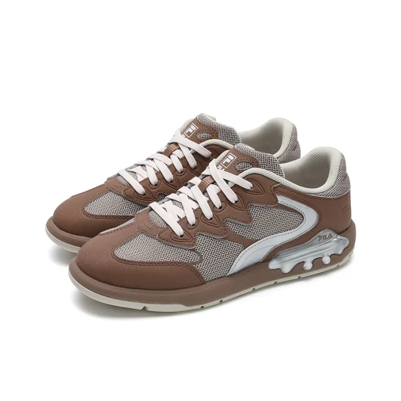 FILA Modern Low Top Skateboard Shoes Women's Brown-2