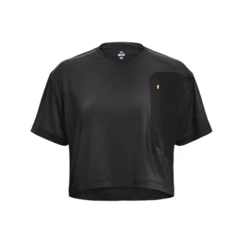 Under Armour Rain Crop Tops Women's Gray