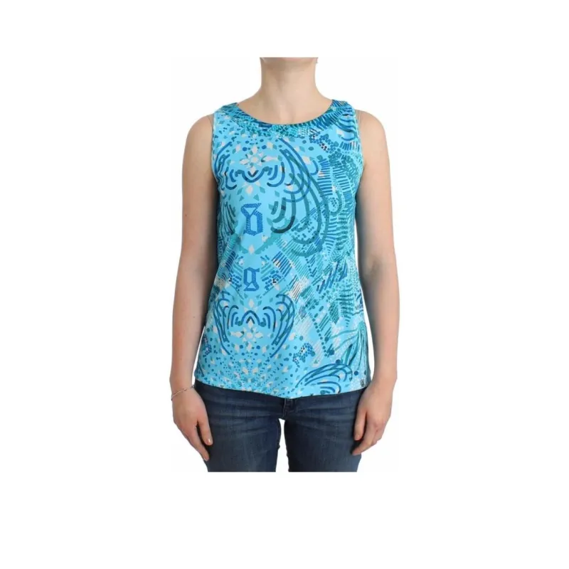 JOHN GALLIANO Tank Tops Women's Blue-0