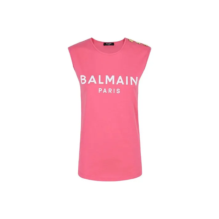 BALMAIN T-Shirts Women's Pink-0