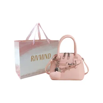 RIVMIND PU One Shoulder Handbag Women's White/Pink/Yellow/Light Blue/Black
