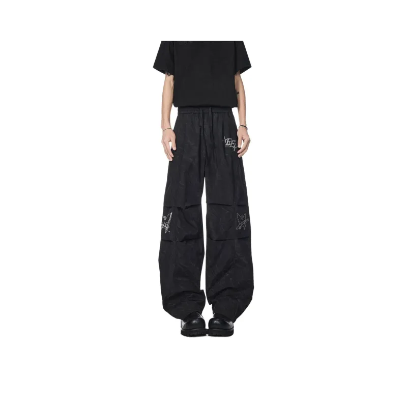 Qnxeey Casual Pants Unisex-4