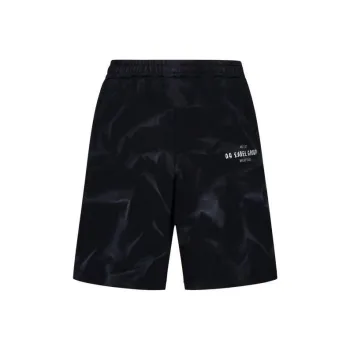 44 Label Group Logo Printed Faded Effect Bermuda Shorts