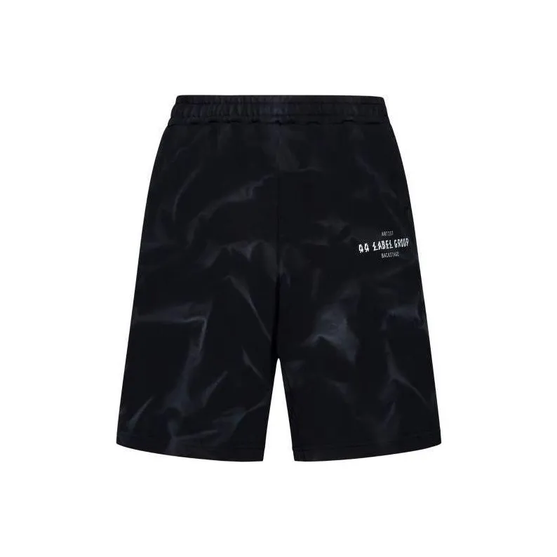 44 Label Group Logo print Faded effect Shorts-0