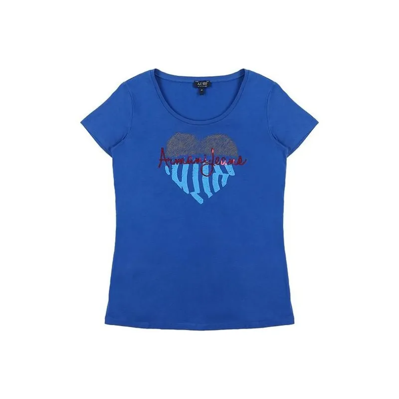 ARMANI JEANS T Shirts Women's Blue-0