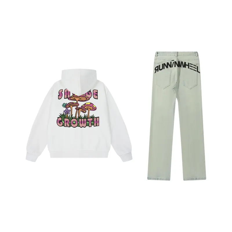 RUNNINWHEEL Sweatshirt Sets Unisex-2