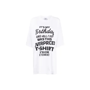 Vetements Birthday Graphic print T shirt