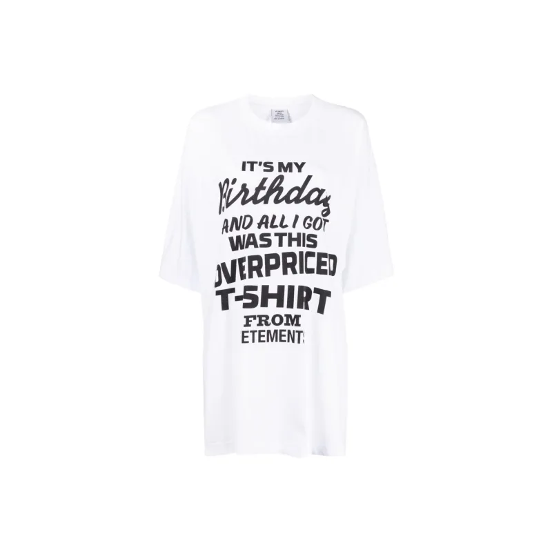 Vetements Birthday Graphic print T shirt-0