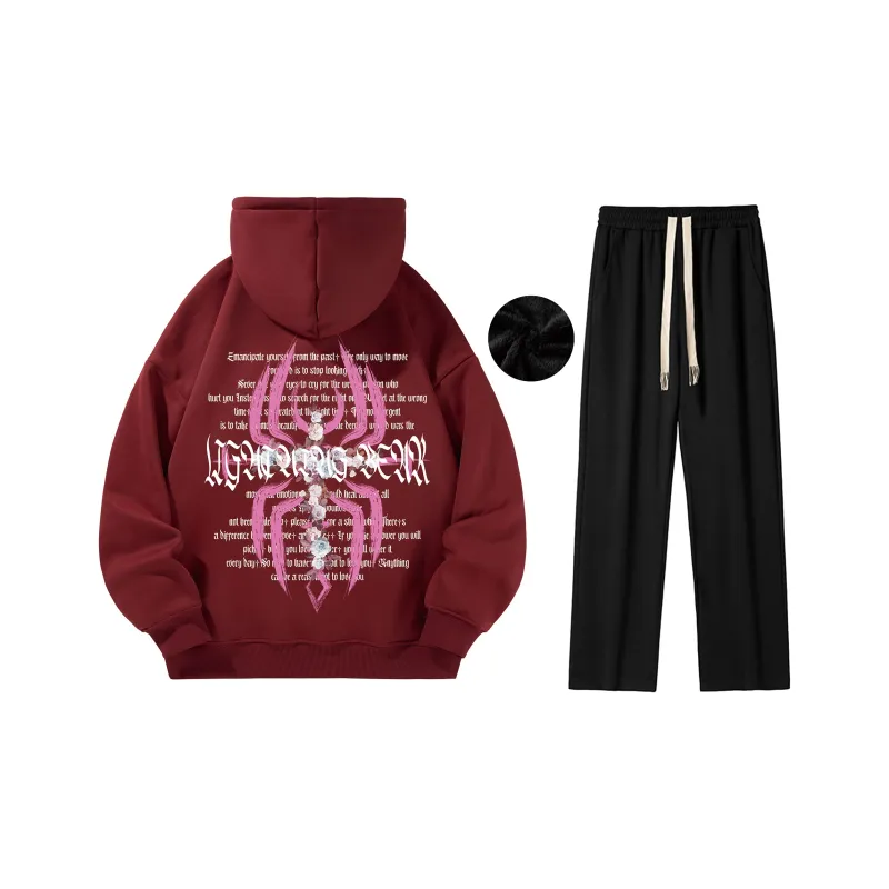 LIGHTNING BEAR Sweatshirt Sets Unisex-5
