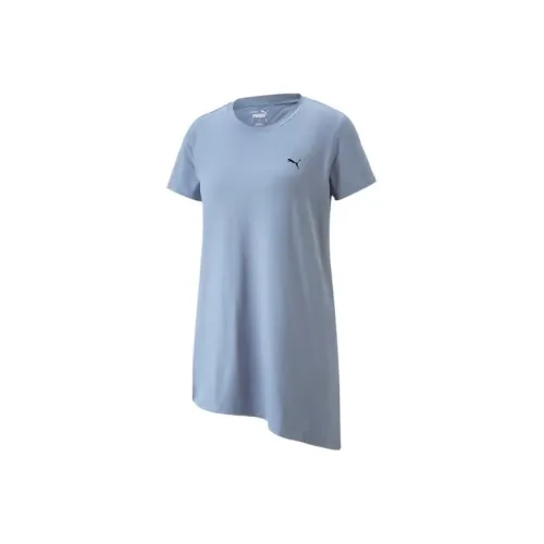 PUMA Clyde's Closet T-Shirts Women's Light Blue