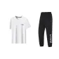 Clothing Set (White Short-Sleeved Shirt+Black Pants)