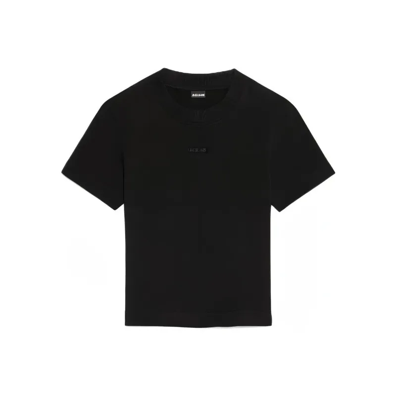 Jacquemus Le T Shirt Gros Grain 'Black'-0