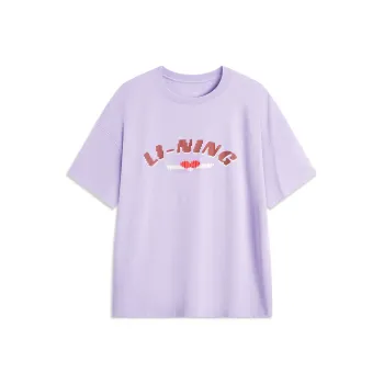 LiNing Sports Life Collection T Shirt Women's Vero Rose Purple
