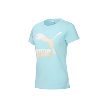 PUMA T Shirts Women's Lake Blue
