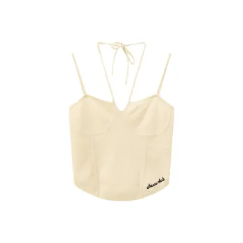 CHUU Tank Tops Women's White Apricot