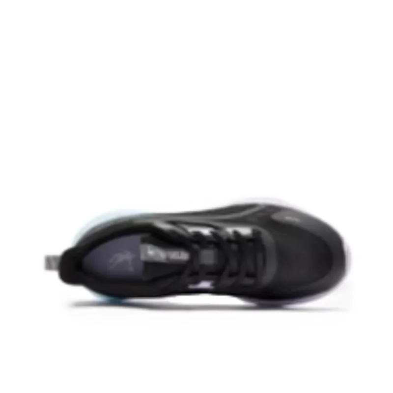 QIAODAN Slip Resistant Low Top Running Shoes Women's Black Purple-3