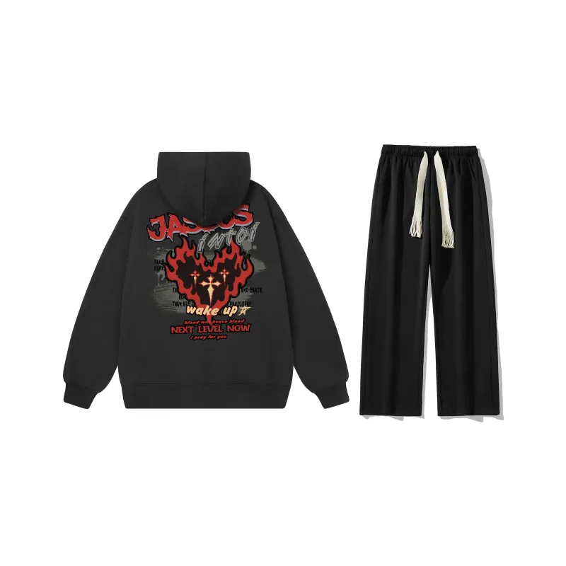 Jaslcs Sweatshirt Sets Unisex-0