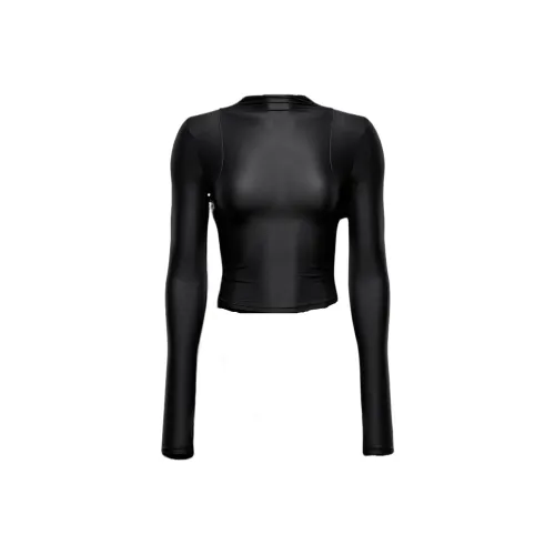 Nike Swoosh Regular T Shirt Women's Black