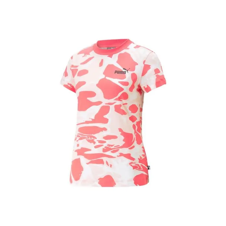 PUMA SUMMER SPLASH T-Shirts Women's Pink-0