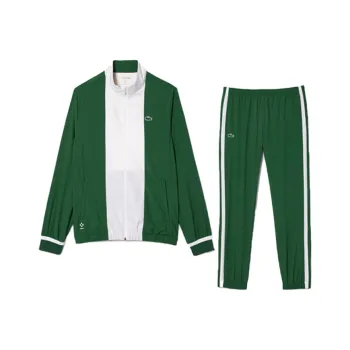 LACOSTE Striped Detailing Alligator Appliqué Tracksuit Set