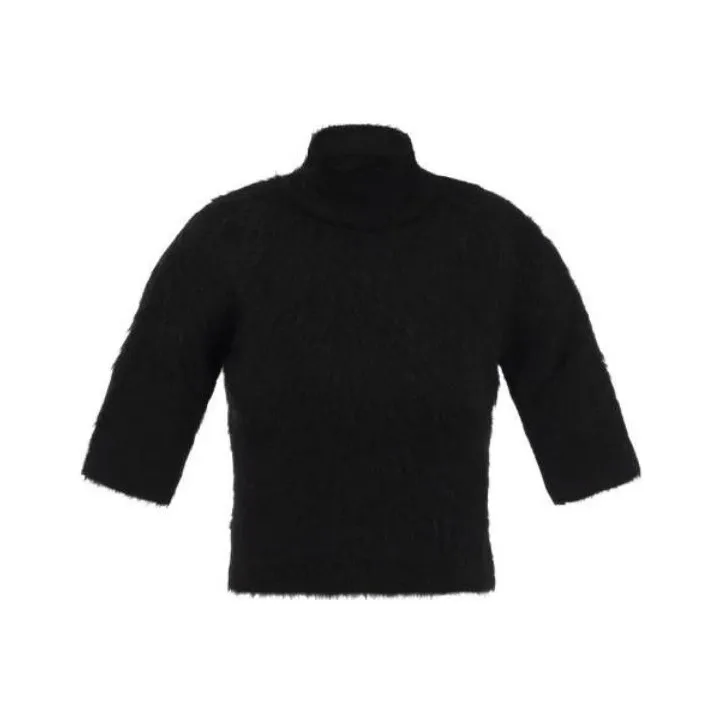 SportMax Crop Tops Women's Black-0