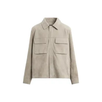 ZARA Jackets & Coats Men's Light Mink