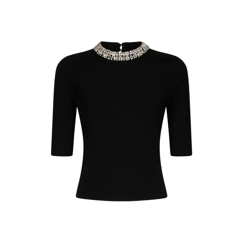 LIU·JO Rhinestone embellished Top-0