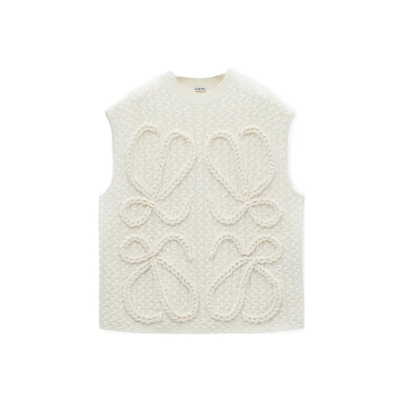 LOEWE Anagram Vest 'White'-0