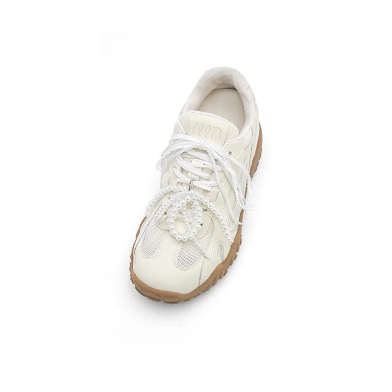 UNCLEWEN Eiffel Slip Resistant, Breathable, Height Increasing Low Top Chunky Sneakers Women's-7