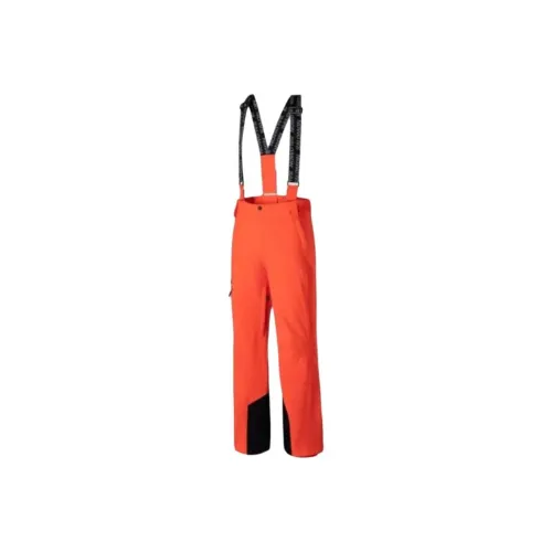SALOMON BRILLIANT FW24 Ski Pants Men's Tomato Red