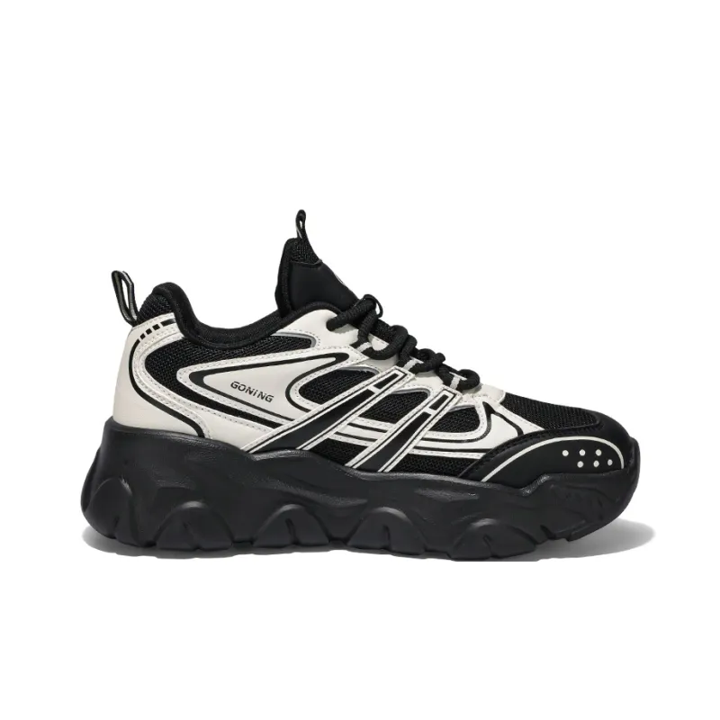 OFFER AITR Cushioning Slip Resistant Height Increasing Low Top Chunky Sneakers Men's-1