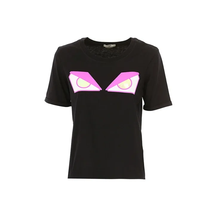 FENDI T-Shirts Women's Black-0
