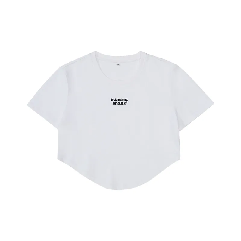 BANANA SHARK T-Shirt Women's White-0
