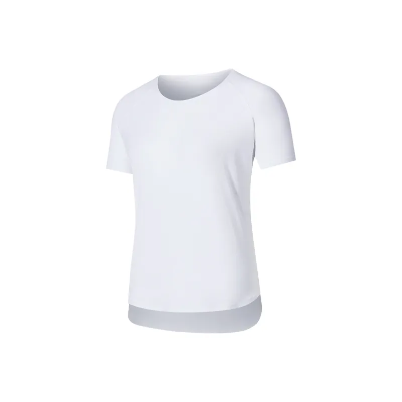 Saucony Raglan Sleeve T Shirt Women's Pearl White-0