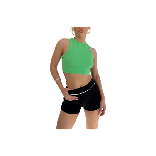 PRINCESS POLLY Tank Tops Women's GREEN/Green