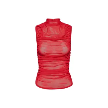 Miaou Tank Tops Women's Red Rose