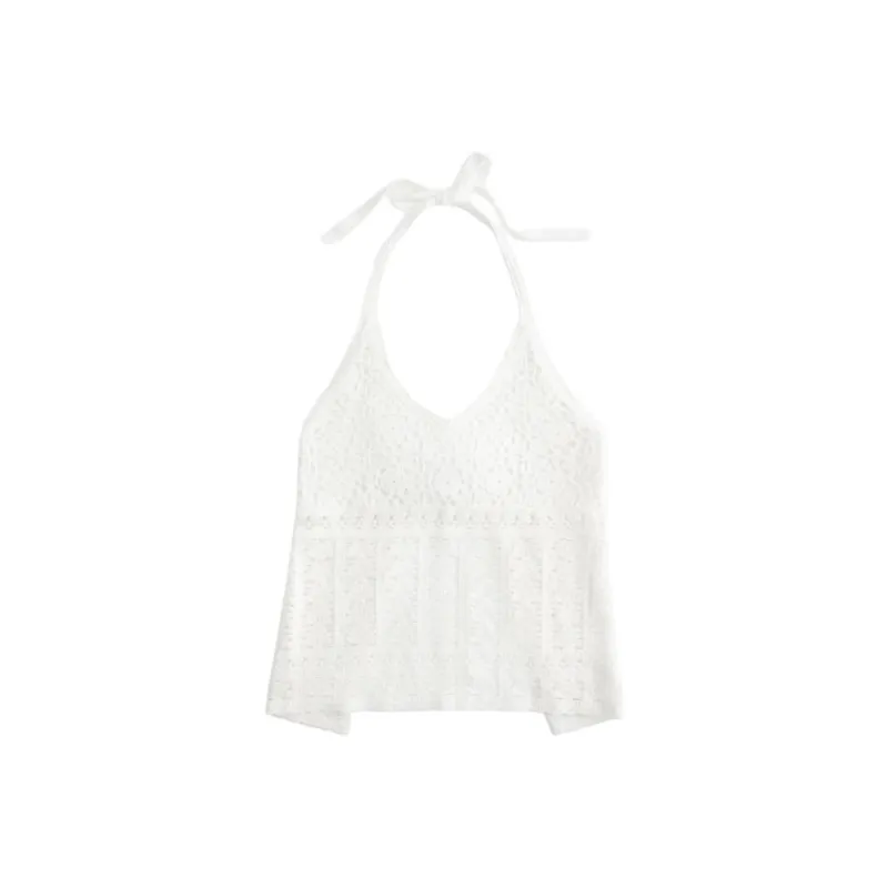 Hollister Tank Top Women's Cloud White-0