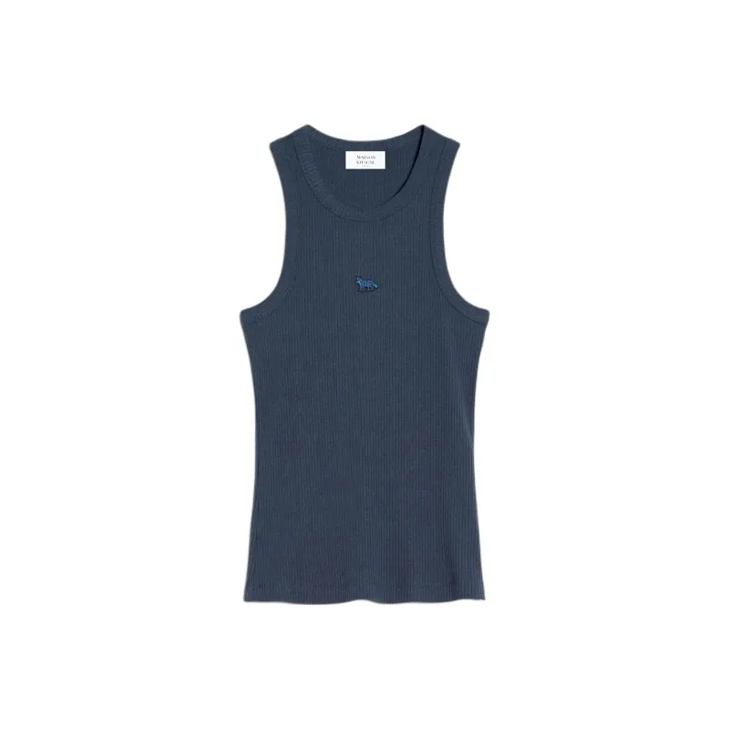 Maison Kitsuné Baby Fox Patch Ribbed Tank Top-0