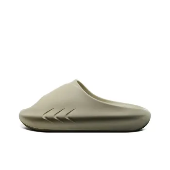 RIGORER Slip Resistant Antibacterial Shock Absorbers Slide Slippers Unisex Pale Gray